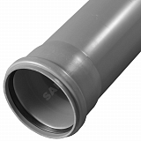 Труба с раструбом серая PP-H BASE VALFEX